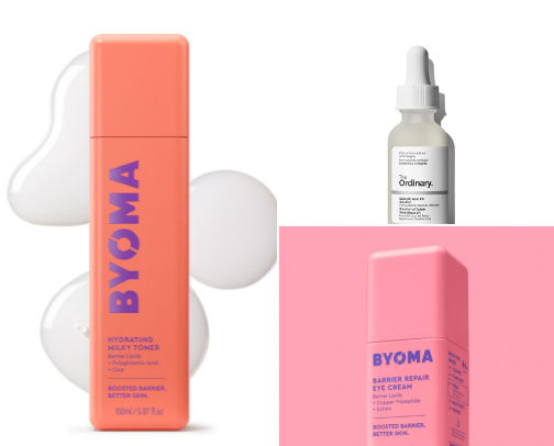 skincare cover photo collage