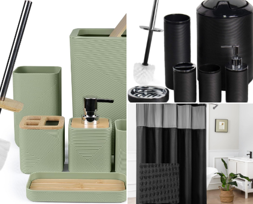 Bathroom Items cover photo collage