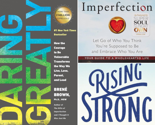 Companion reads to Daring Greatly: How the Courage to Be Vulnerable Transforms the cover photo collage