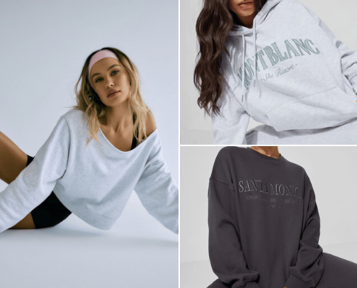 Fashionable Sweatshirts cover photo collage