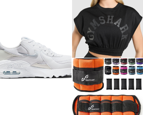 100% worth it workout items cover photo collage