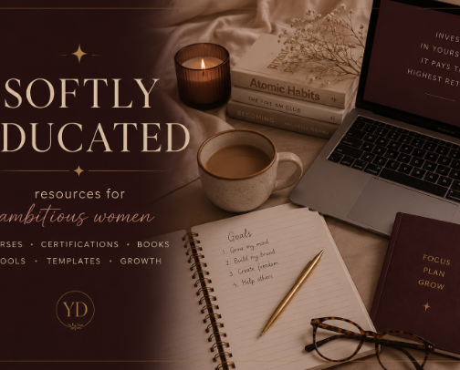 Softly Educated cover photo collage