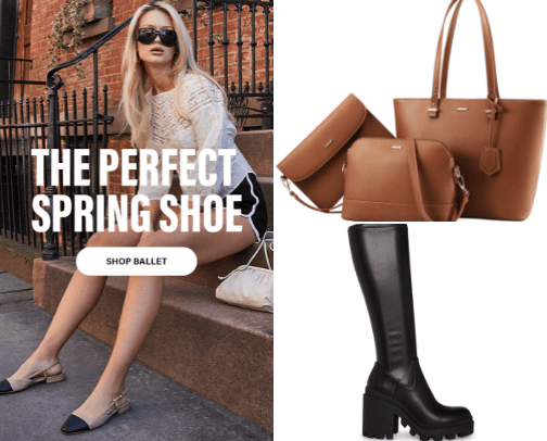 Steve Madden cover photo collage