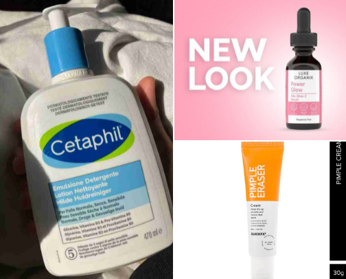 My Teen Skincare Routine That Cleared my Skin cover photo collage