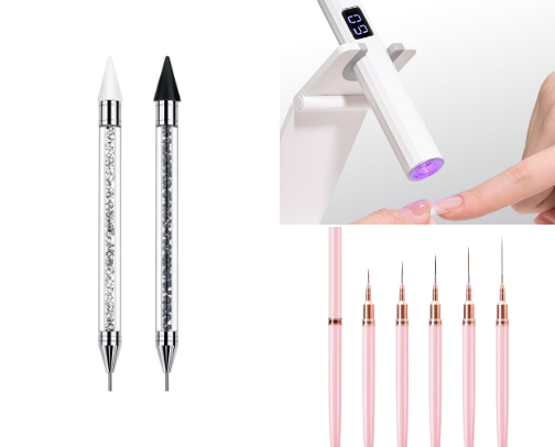 ✨ My Go-To Nail Supplies for a Salon Look on a Budget ✨ cover photo collage