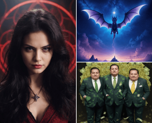 Dark Fantasy cover photo collage