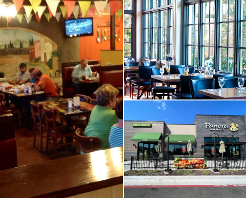 Bowie, Denton, Dallas Texas favorite restaurant recommendations based on food and service! cover photo collage