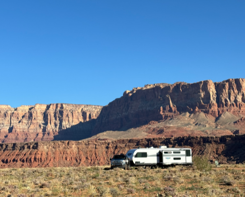 Find and Book Campgrounds & RV Life Tips cover photo collage