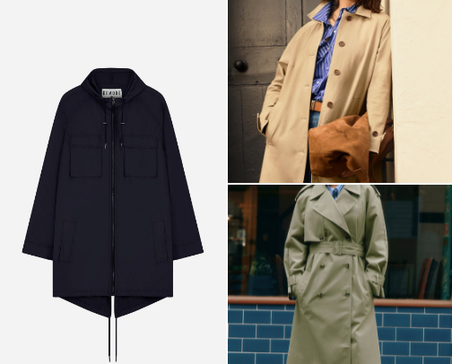 Embrace the Rain! Favorite Fall Outerwear! cover photo collage