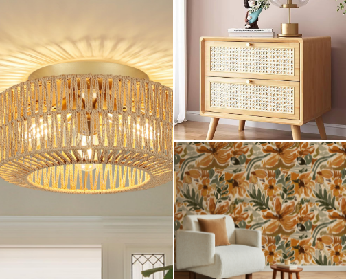 Boho Bedroom cover photo collage