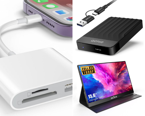 Chely's electronics cover photo collage