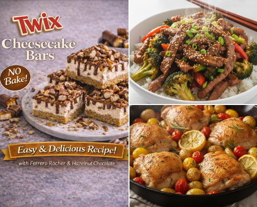Easy Family Recipes That Actually Work cover photo collage