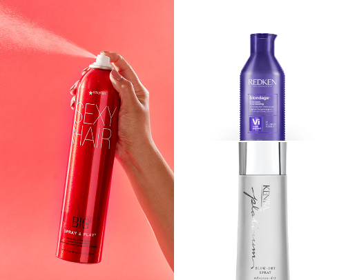 Hair care and styling favorite cover photo collage