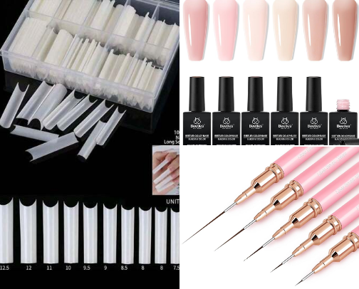 An easy guide on how to DIY nails and all you need to get started cover photo collage