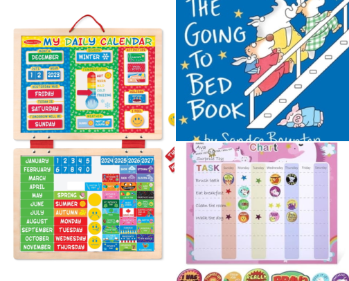 I Finally Found Visual Routine Charts That Got My Toddler to Bed Without Tears cover photo collage