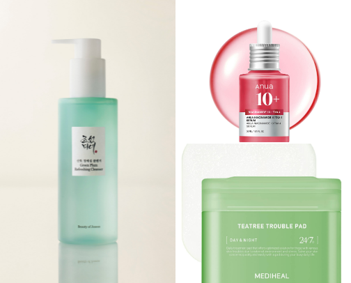 Skincare Essentials as an Asian Woman who has acne/acne scars cover photo collage