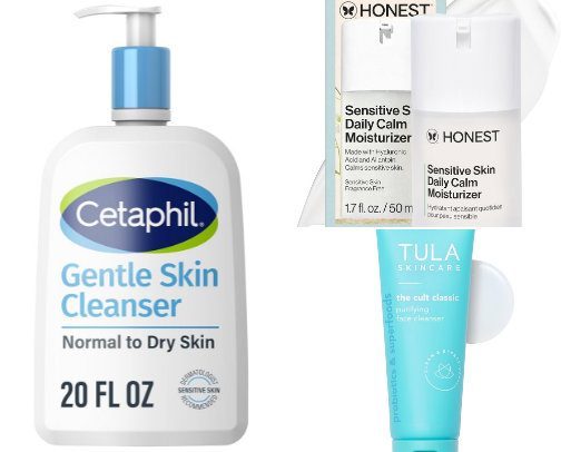 Skin Care Products cover photo collage