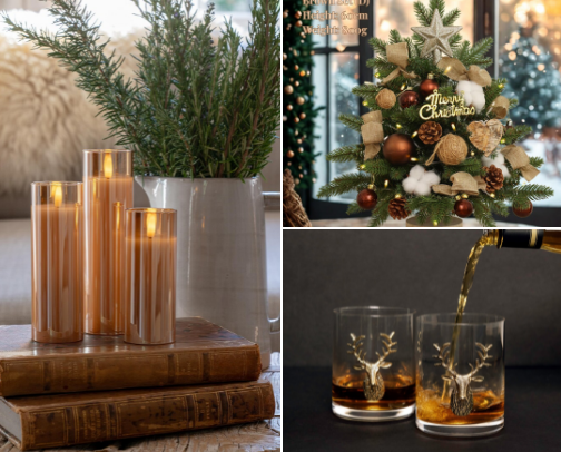 Holiday Hosting Must-Haves: Stress-Free, Cozy, Click-And-Go Essentials for This Season cover photo collage