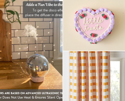 Bedroom stuff for cozy and happy vibes cover photo collage