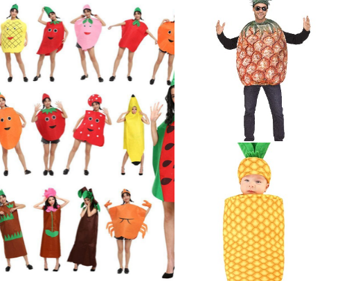 Fruit and Vegetable party cover photo collage