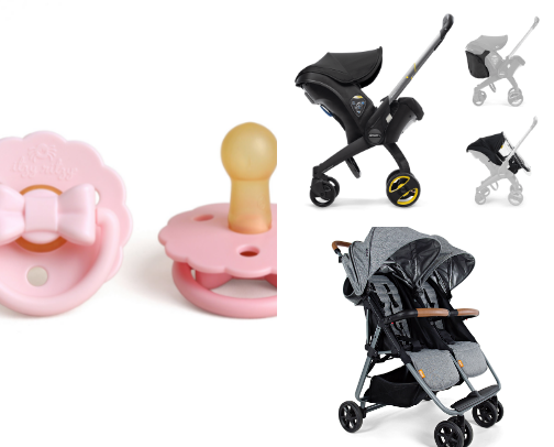 Baby items cover photo collage