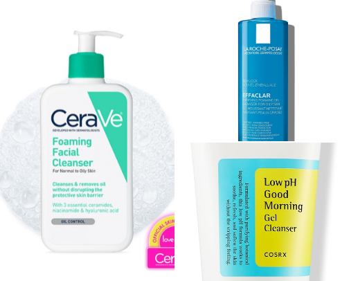 BEST CLEANSERS FOR OILY SKIN (2026) cover photo collage