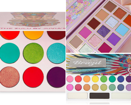 My favorite eyeshadow palettes cover photo collage