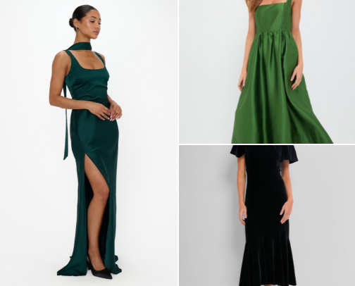 WEDDING GUEST DRESSES UNDER $250 cover photo collage