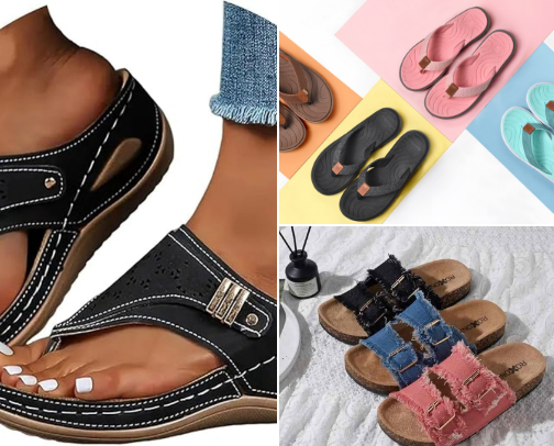 Women’s Sandals Collection – Cute & Comfy Styles cover photo collage