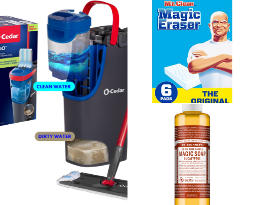 Cleaning Supplies cover photo collage