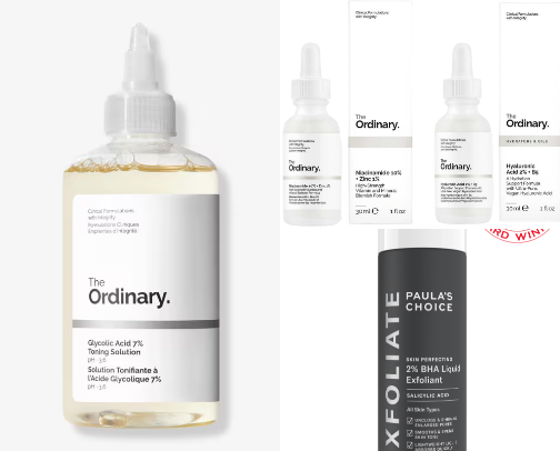 How I maintain clear and healthy skin. cover photo collage