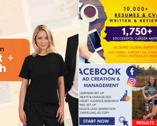 Technology / Website & Photography cover photo collage