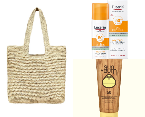 Beach survival kit- cute and practical cover photo collage