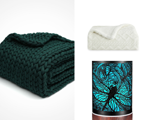Comfort Items that Feel Like Home cover photo collage