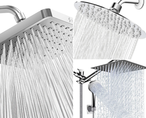 Top 10 Rain Shower Sets to Buy for a Modern Bathroom cover photo collage