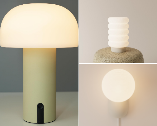 Modern mood-lighting for the home cover photo collage