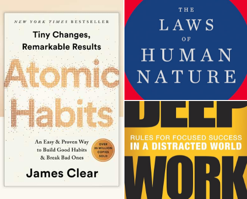 Books 📚That Changed My Mindset, Money & Discipline cover photo collage