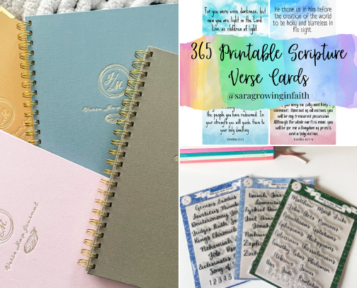 Bible Journaling/ Verse Mapping cover photo collage