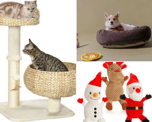 Christmas Gifts For Pets cover photo collage