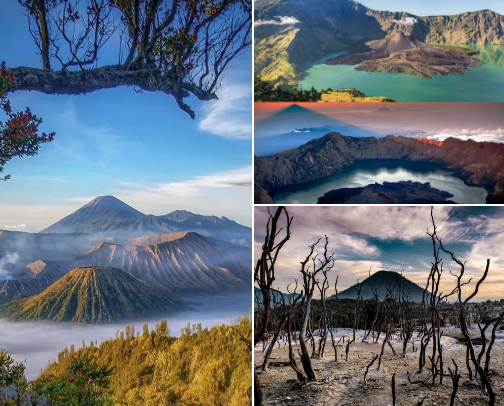 Indonesia Travel Guide: Beaches, Mountains & Hidden Gems 🇮🇩 cover photo collage