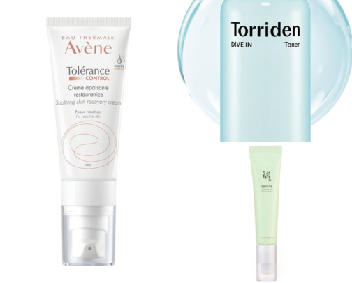 skincare reviews for sensitive skin girlies cover photo collage