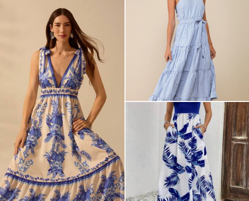 20 Stunning Dresses for a Cruise from Shein and Lulus cover photo collage