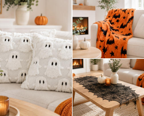 The Ultimate Holiday Living Room Decor Lookbook: Ideas for Every Season cover photo collage