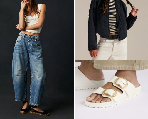Must haves clothing pieces for busy moms cover photo collage