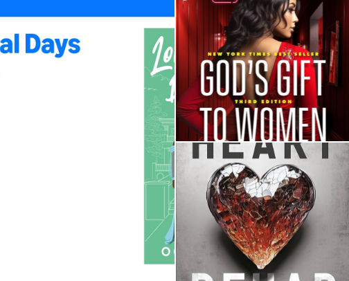 My favorite book recs cover photo collage