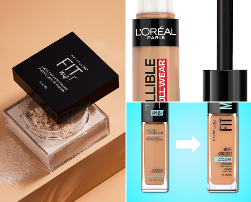 Key to smooth matte makeup base on a budget cover photo collage