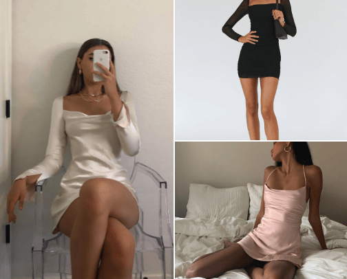 Dresses for a night out cover photo collage