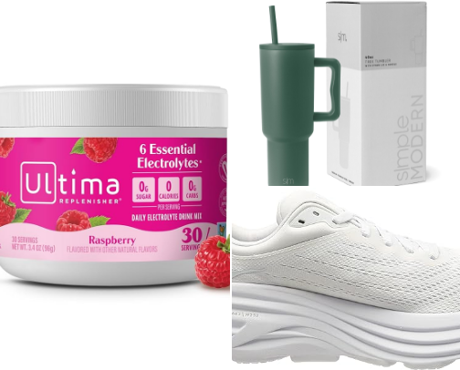healthy living ☀️💧🍵🩷 cover photo collage
