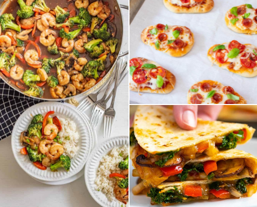 Midweek Dinner Magic | Fast, Kid-Approved Meals cover photo collage