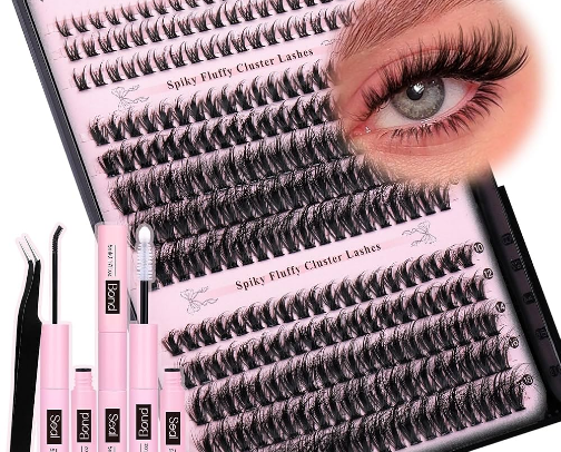 Cluster Lashes cover photo collage
